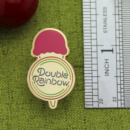Double Rainbow Custom Lapel Pins