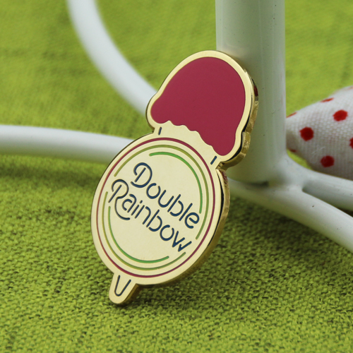 Double Rainbow Custom Lapel Pins