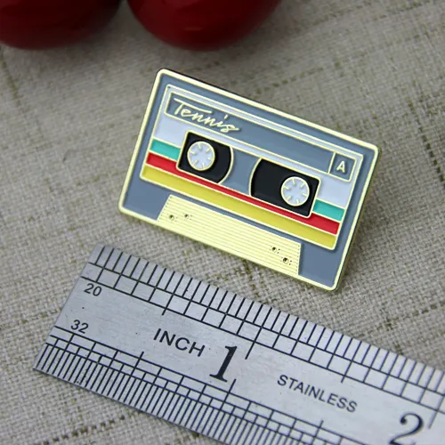 Custom Lapel Pins for Tape