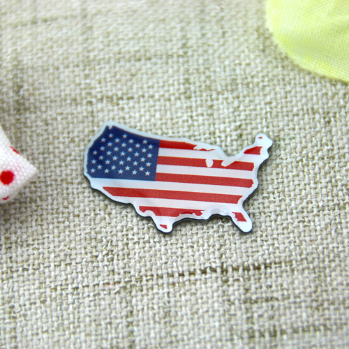 Custom Lapel Pins for American Map