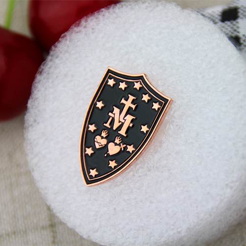 Custom Lapel Pins for Cross Shield