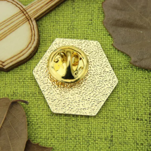 Custom Lapel Pins for Hexagon