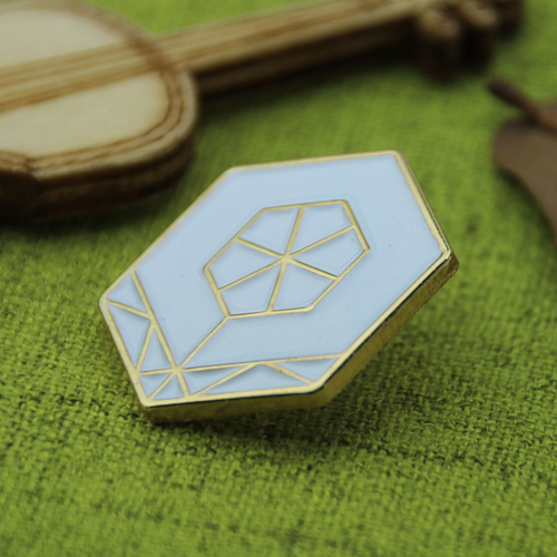 Custom Lapel Pins for Hexagon