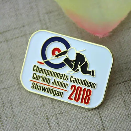 Custom Lapel Pins for Curling 