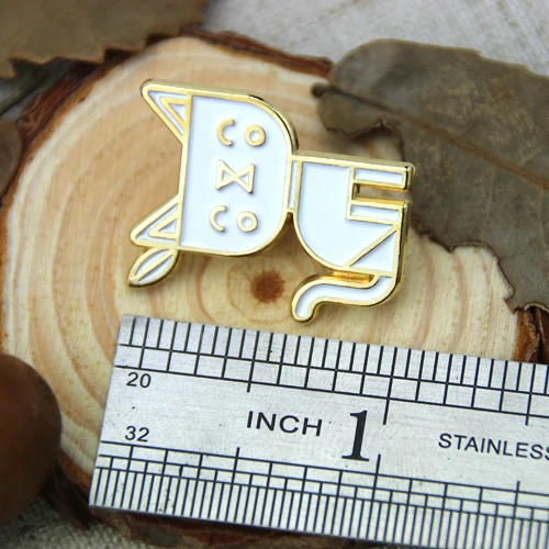 Custom Lapel Pins for White Cat