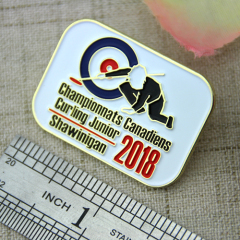 Custom Lapel Pins for Curling 