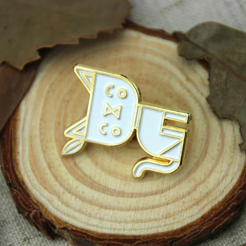 Custom Lapel Pins for White Cat