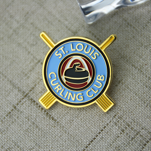 Curling Club Custom Lapel Pins