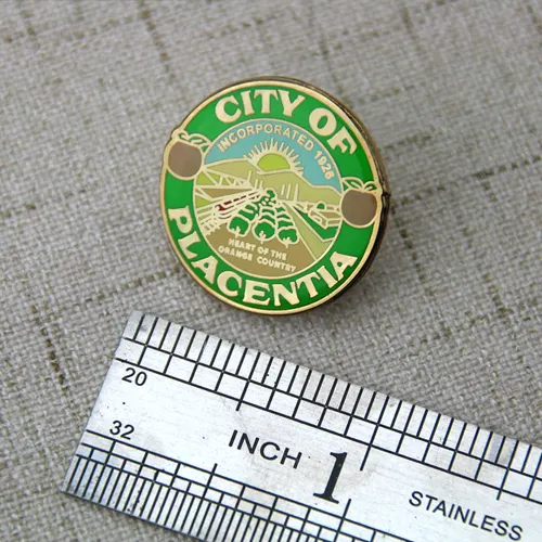 Lapel pins for Placentia