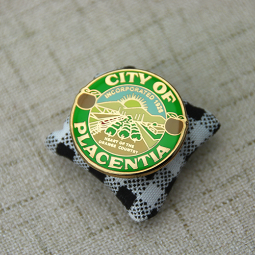 Lapel pins for Placentia