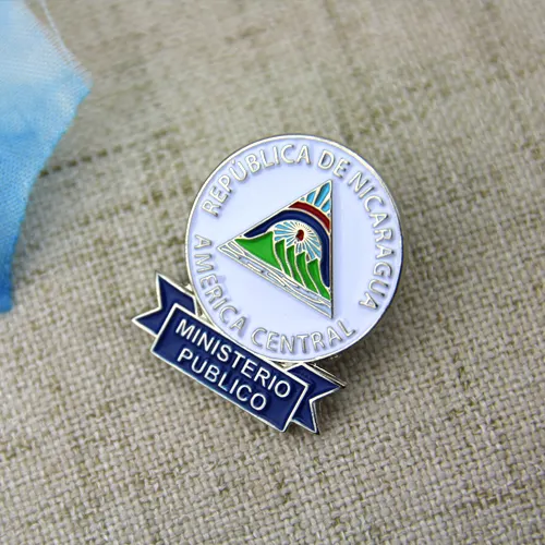 Lapel Pins for national emblem of Republica De Nicaragua