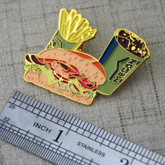Hamburger Lapel Pins