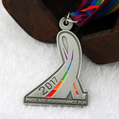 Pride and Remembrance Run Customized Medals