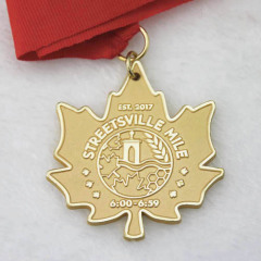 Custom gold medals for Streetsville Mile
