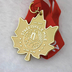 Custom gold medals for Streetsville Mile