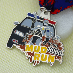 Mud Run Customized Medals