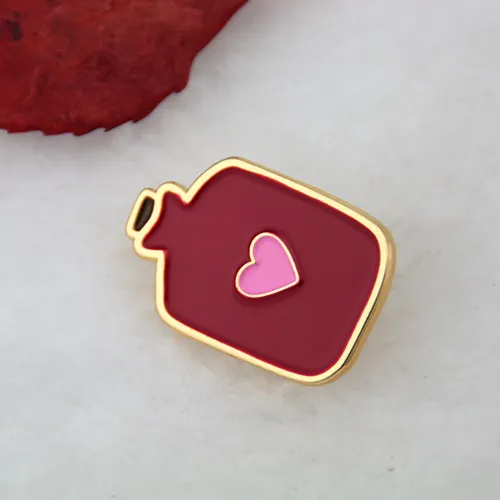 Lapel Pins for Heart Bottle
