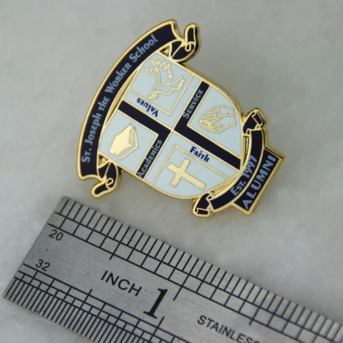 Worker School Lapel Pins