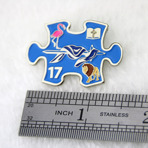 Lapel Pins for  Blue Puzzle