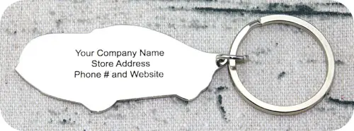 Blue Car Keychain Blue Car Keychain