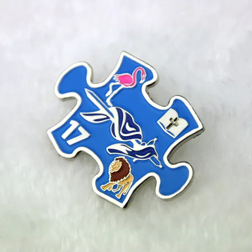 Lapel Pins for  Blue Puzzle
