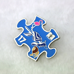 Lapel Pins for  Blue Puzzle