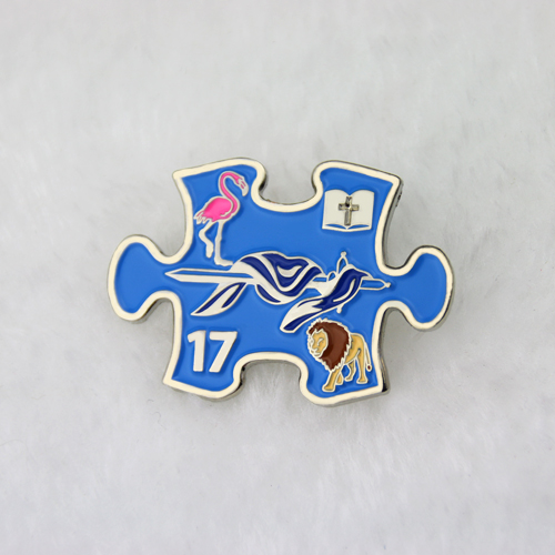 Lapel Pins for  Blue Puzzle