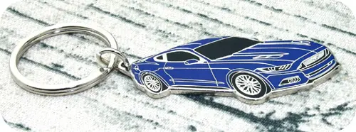 Blue Car Keychain Blue Car Keychain