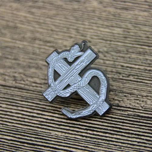 Lapel Pins for Snake and Cross