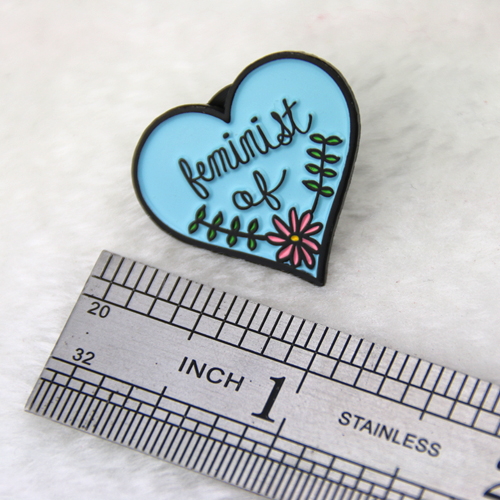 Lapel Pins for Green Rattan And Flower