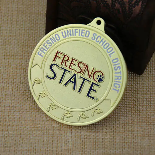 School District Custom Sandblast Medals