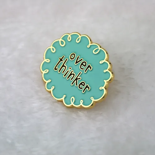 custom enamel pins for Thinker