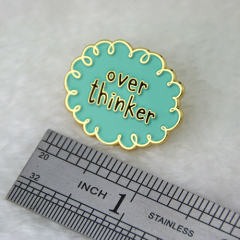 custom enamel pins for Thinker