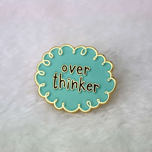 custom enamel pins for Thinker