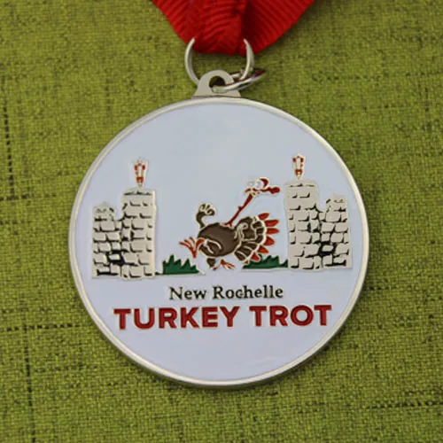 Turkey Trot Customized Run Medals