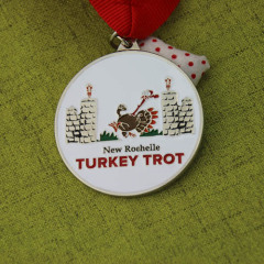 Turkey Trot Customized Run Medals