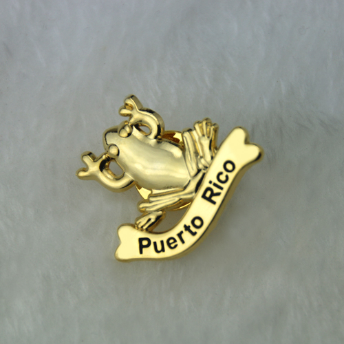 Golden Frog Lapel Pins