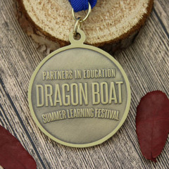 Dragon Boat Custom Antique Medals