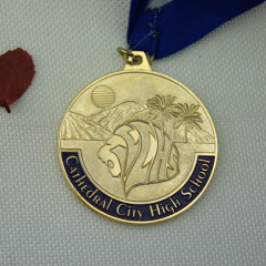 High School Custom Sandblast Medals