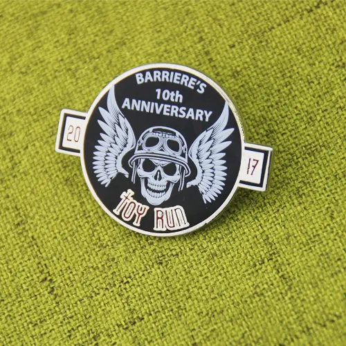 Barriere's 10th Anniversary Custom Lapel Pins Barriere's 10th Anniversary Custom Lapel Pins