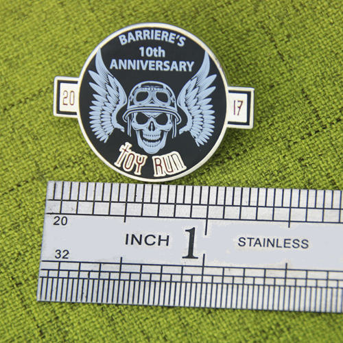 Barriere's 10th Anniversary Custom Lapel Pins