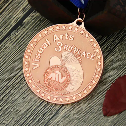 Visual Arts Custom Sandblast medals