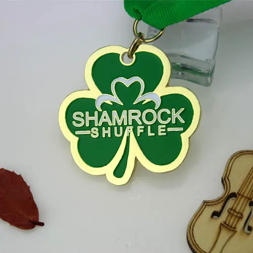 Shamrock Shuffle Races Custom Medals