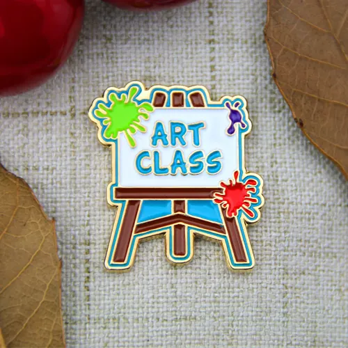 art class enamel pins