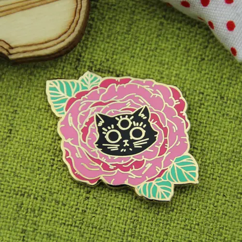 hard enamel pins rose