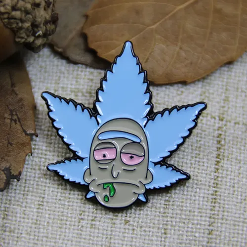 Rick and Morty enamel pins