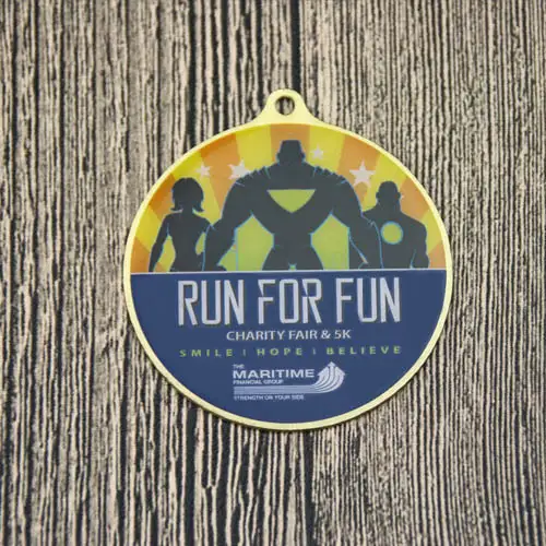 Charity Fair and 5K Run Custom Medals Charity Fair and 5K Run Custom Medals