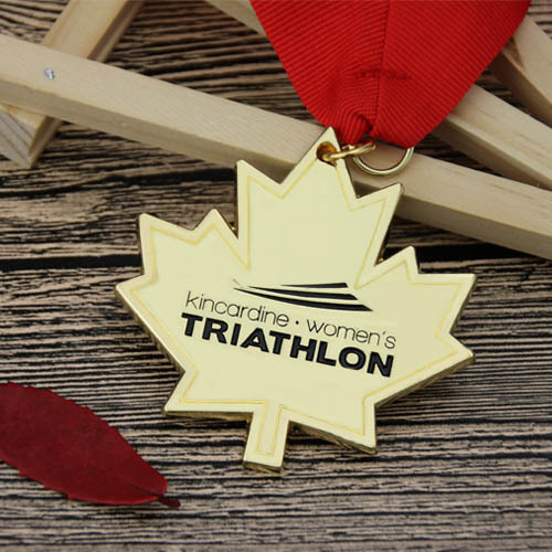 Women's Triathlon Custom Made Medals