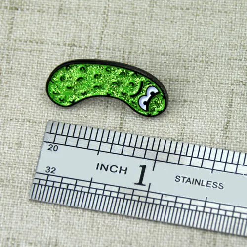 Angry Worm Custom Lapel Pins Angry Worm Custom Lapel Pins