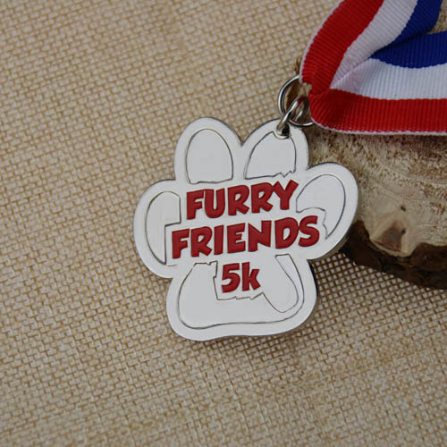 Furry Friends 5k Custom medals 